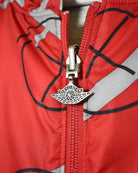 Red Air Jordan Reversible Zip-Through Hoodie - Large