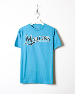 Vintage 00s Blue Majestic Florida Marlins T-Shirt - Small Cotton– Domno  Vintage
