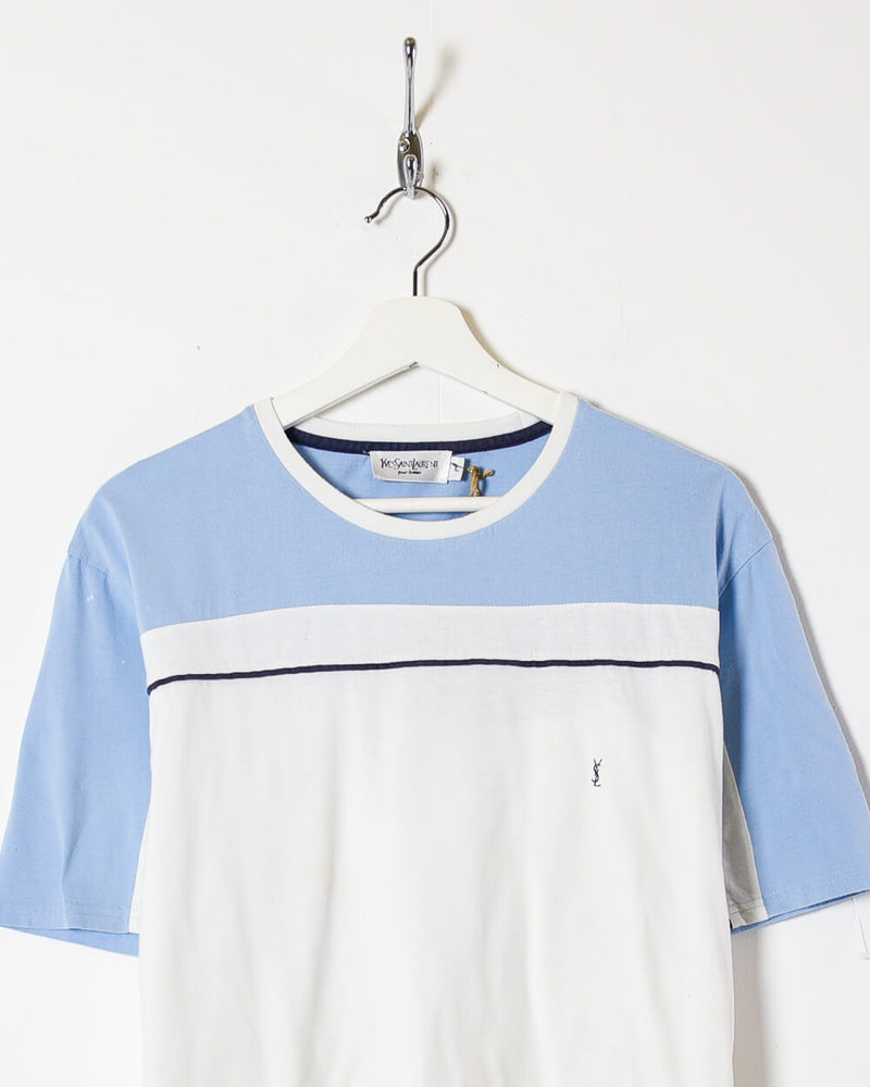 Saint Laurent Striped Tshirt in Blue for Men