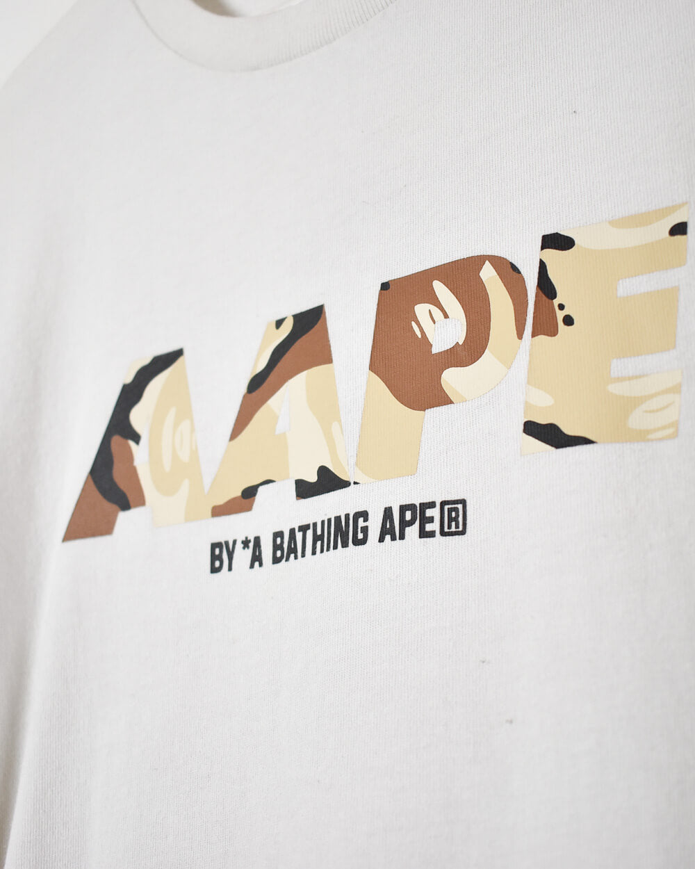 White Aape By A Bathing Ape T-Shirt - Medium