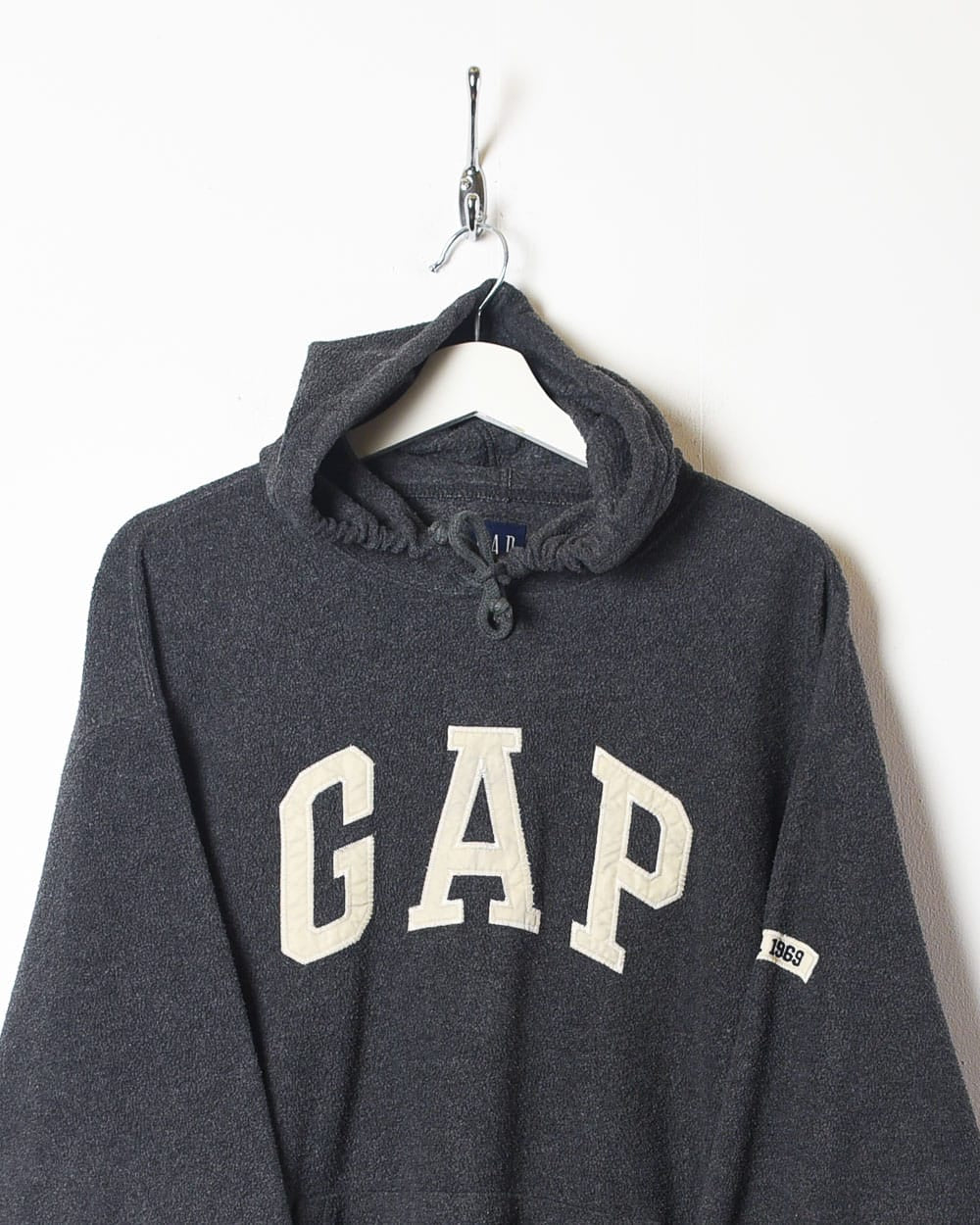 Grey Gap Fleece Hoodie - Large