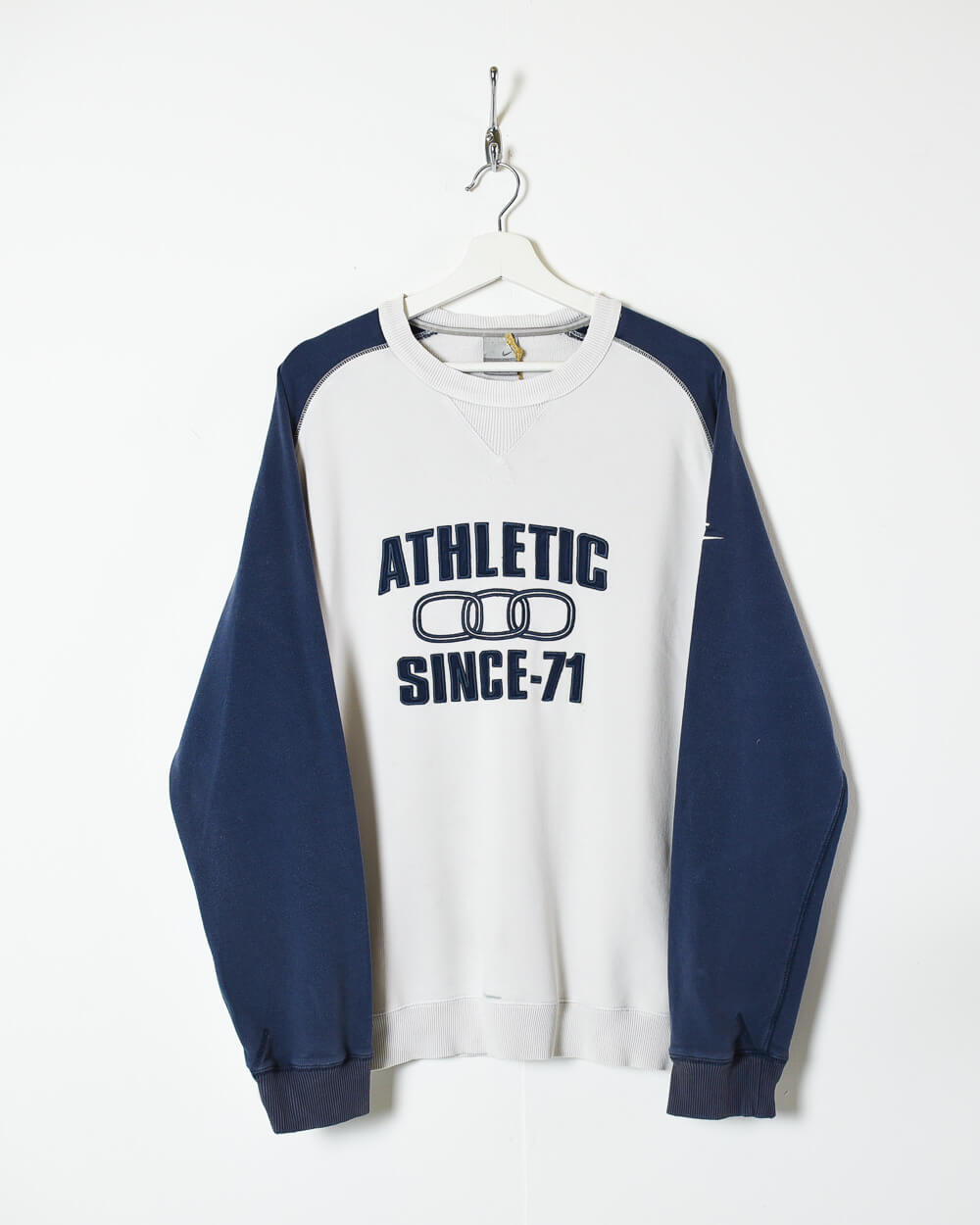White Nike Athletic Since 71 Sweatshirt - X-Large