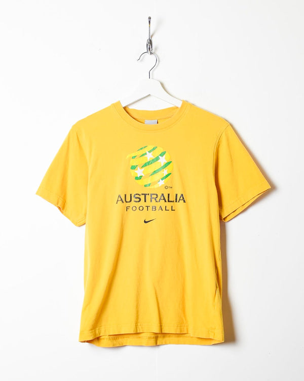 Yellow Nike Australia Football T-Shirt - X-Small