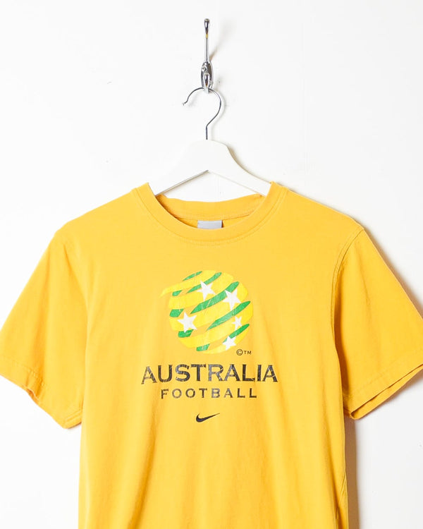 Yellow Nike Australia Football T-Shirt - X-Small