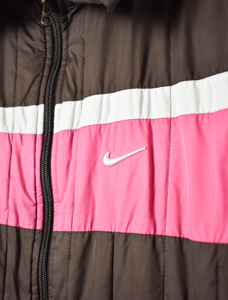 Brown Nike Padded Jacket - X-Large Women's
