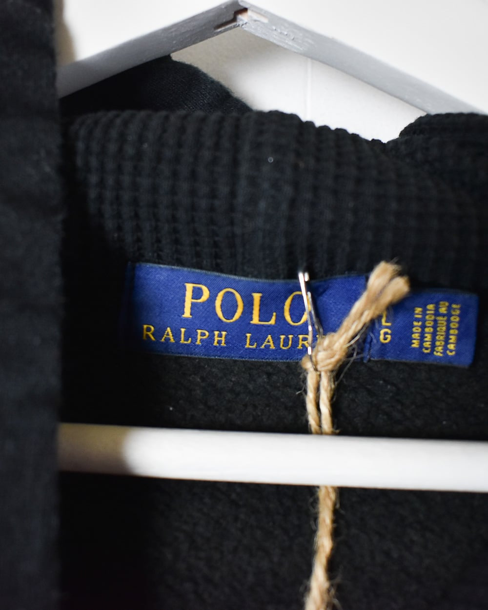 Black Polo Ralph Lauren Hoodie - Small