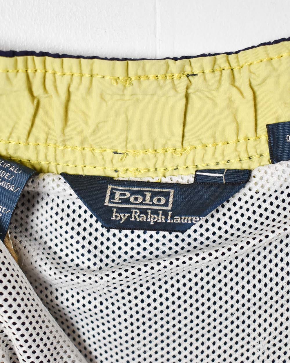 Navy Polo Ralph Lauren Mesh Shorts - Large