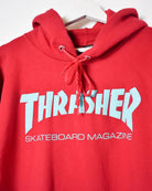 Red Thrasher Magazine Hoodie - Small