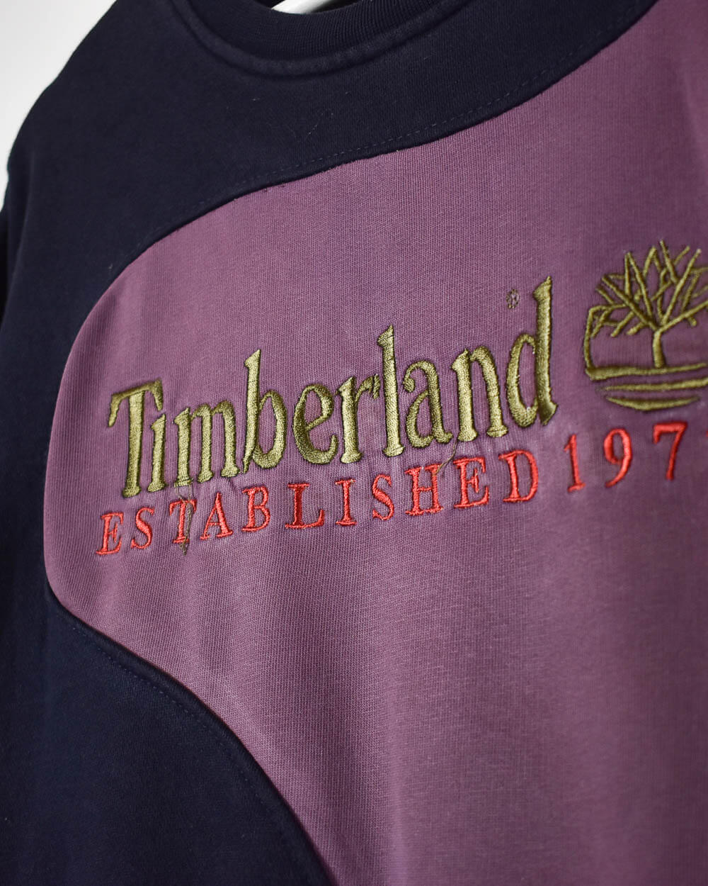 Navy Timberland Established 1973 Rework Sweatshirt - X-Large