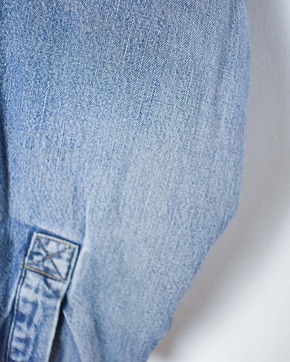 Blue Carhartt Fleece Lined Denim Shirt - XX-Large