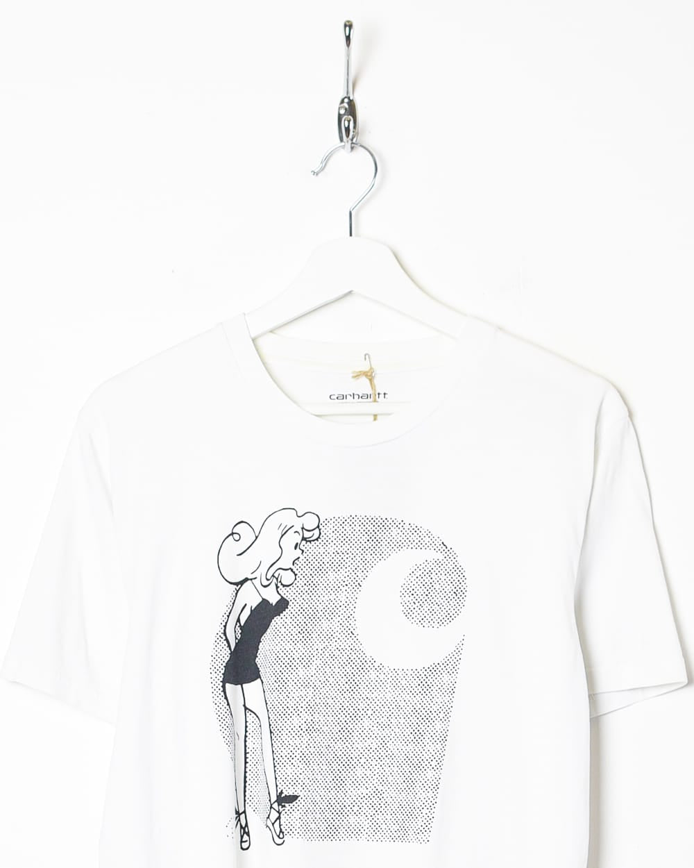 White Carhartt Graphic T-Shirt - Medium