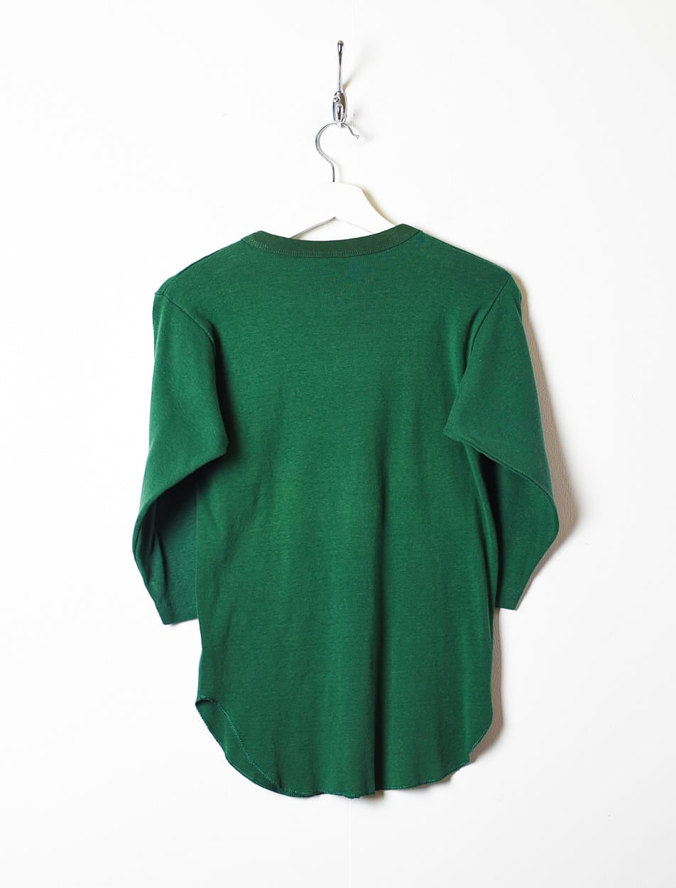 Green Champion Property Of Philadelphia Eagles Single Stitch Long Sleeved T-Shirt - Small Women's