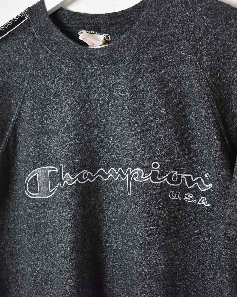 Black Champion USA T-Shirt - Medium