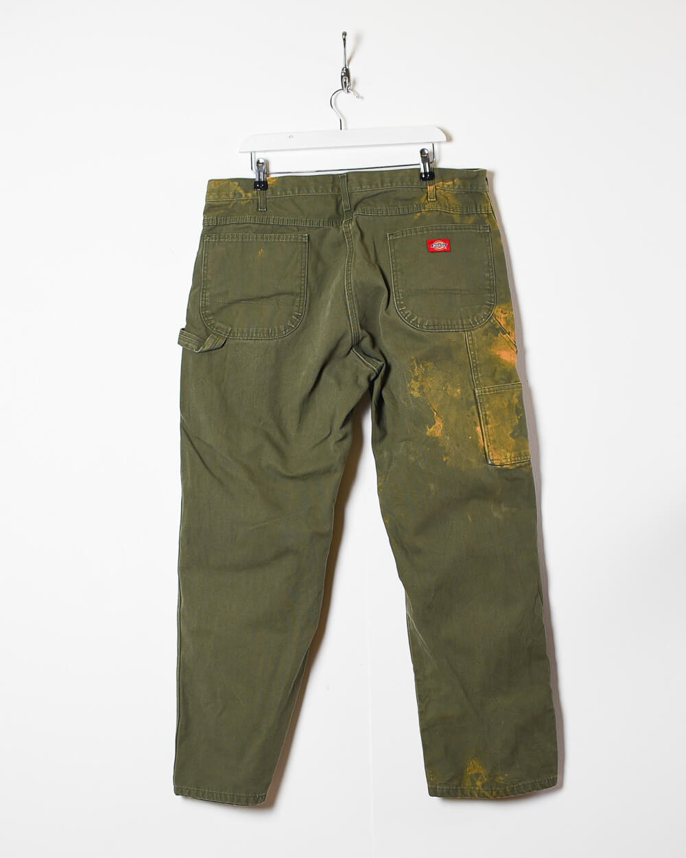 Khaki Dickies Acid Spalshed Carpenter Jeans - W38 L30