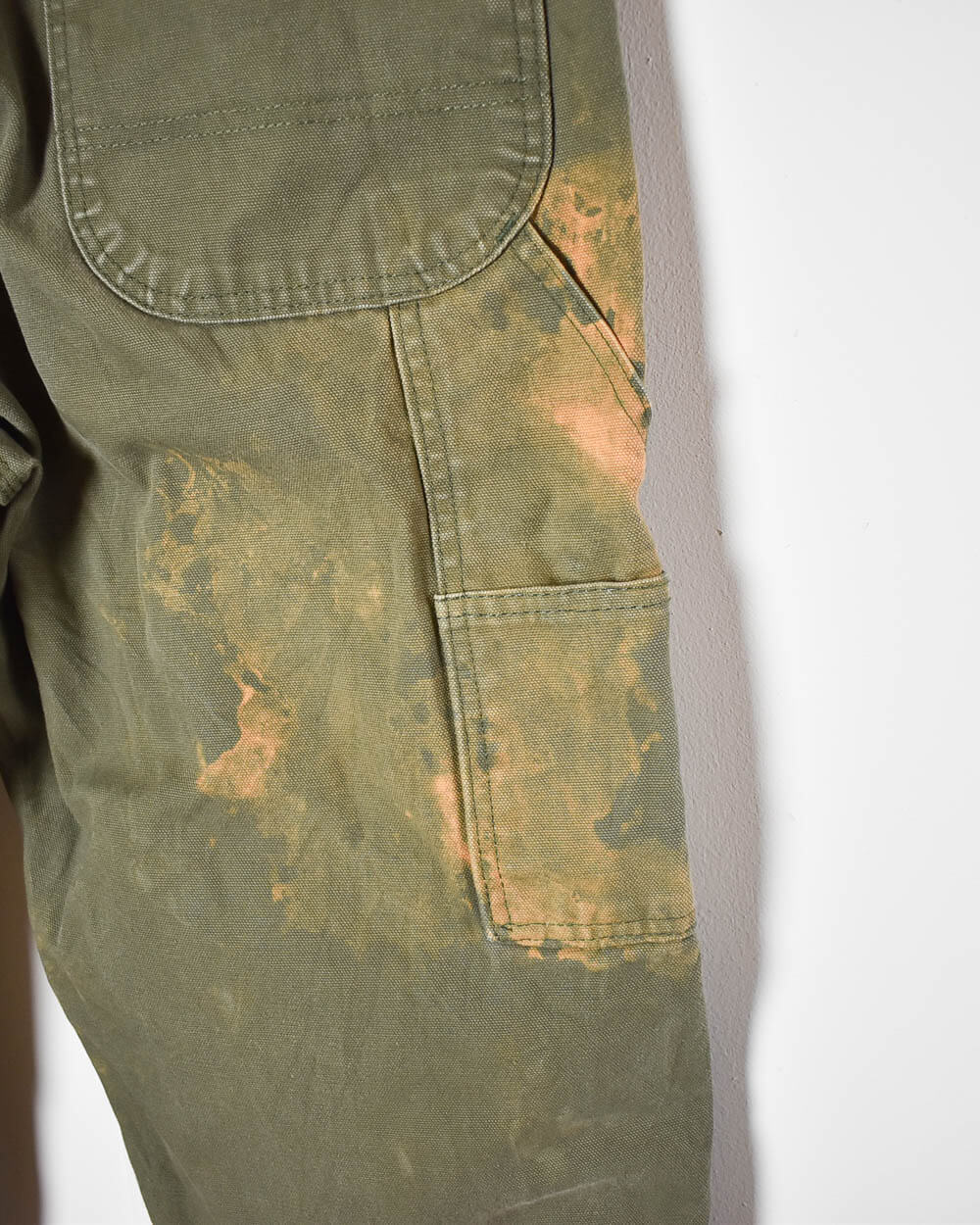 Khaki Dickies Acid Spalshed Carpenter Jeans - W38 L30