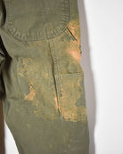 Khaki Dickies Acid Spalshed Carpenter Jeans - W38 L30