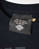 Black Harley Davidson Museum Milwaukee Wisconsin Graphic T-Shirt - Small