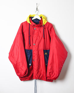 Red Helly Hansen Hooded Windbreaker Jacket - XX-Large