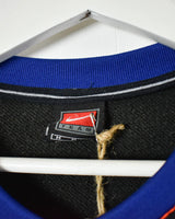 Vintage 90s Black Nike Team New York Knicks Sweatshirt - Small Polyester–  Domno Vintage