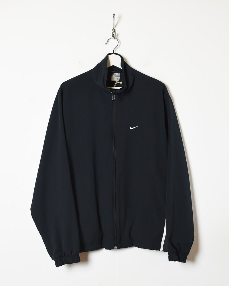 Vintage Black Nike The Athletic Dept Windbreaker Jacket Large Polyester– Domno