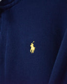 Navy Polo Ralph Lauren Zip-Through Hoodie - Small