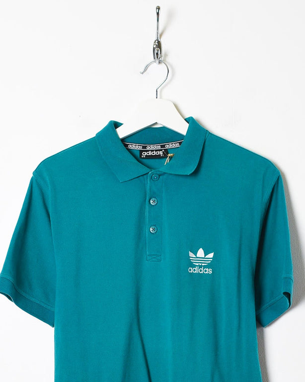 Blue Adidas Polo Shirt - Small