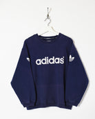 Navy Adidas Sweatshirt - Small