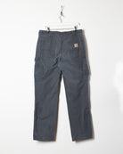 Grey Carhartt Double Knee Carpenter Jeans - W36 L32