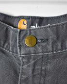 Grey Carhartt Double Knee Carpenter Jeans - W36 L32