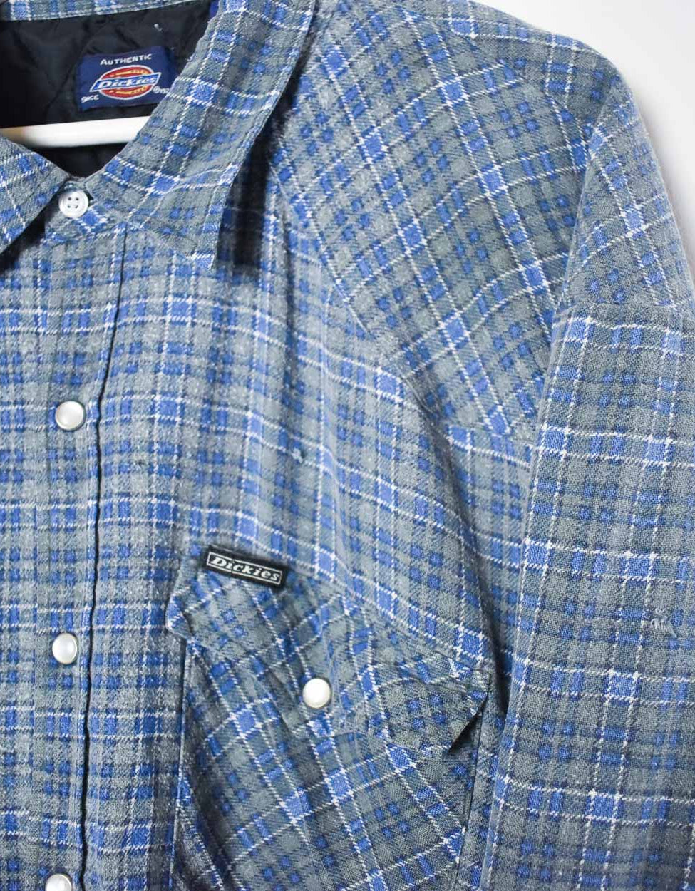 Green Dickies Padded Flannel Overshirt - XX-Large