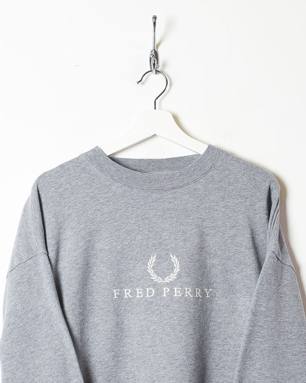 Stone Fred Perry Sweatshirt - Medium Women's