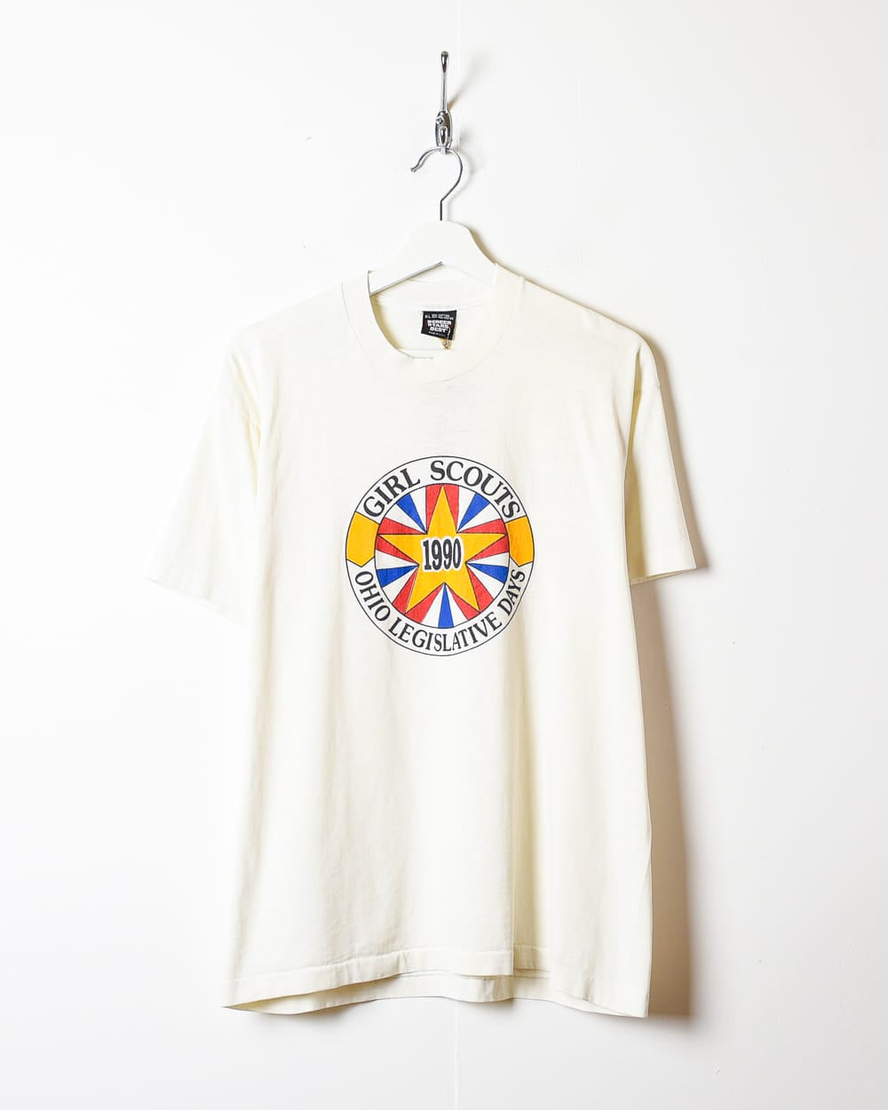 White Girl Scouts 1990 Single Stitch T-Shirt - Medium