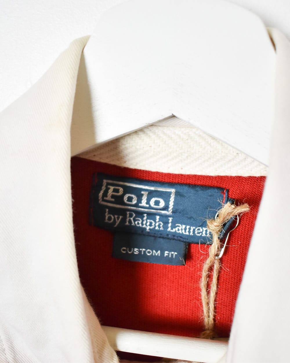 Red Polo Ralph Lauren Rugby Shirt - Medium