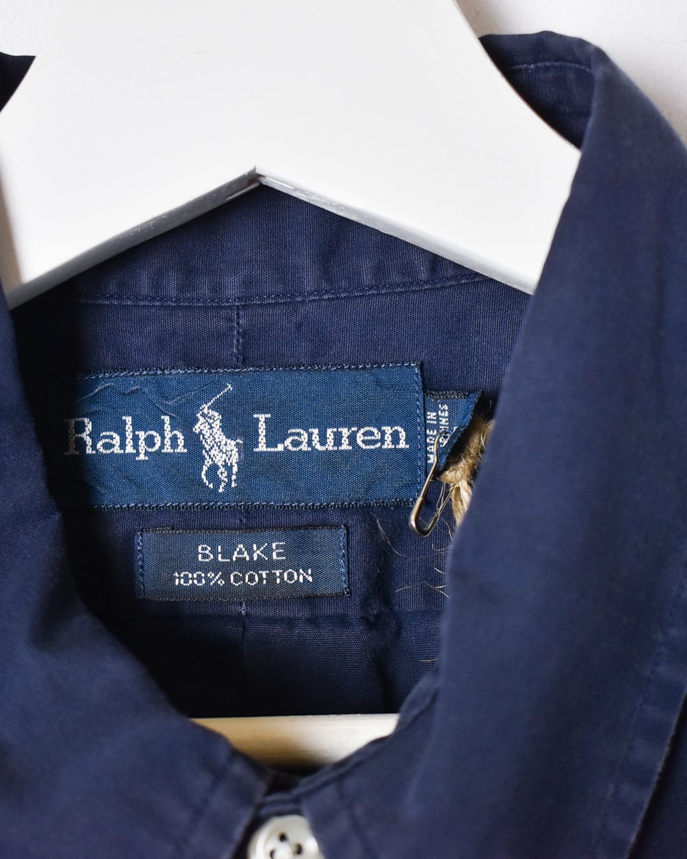 Navy Polo Ralph Lauren Short Sleeved Shirt - Large