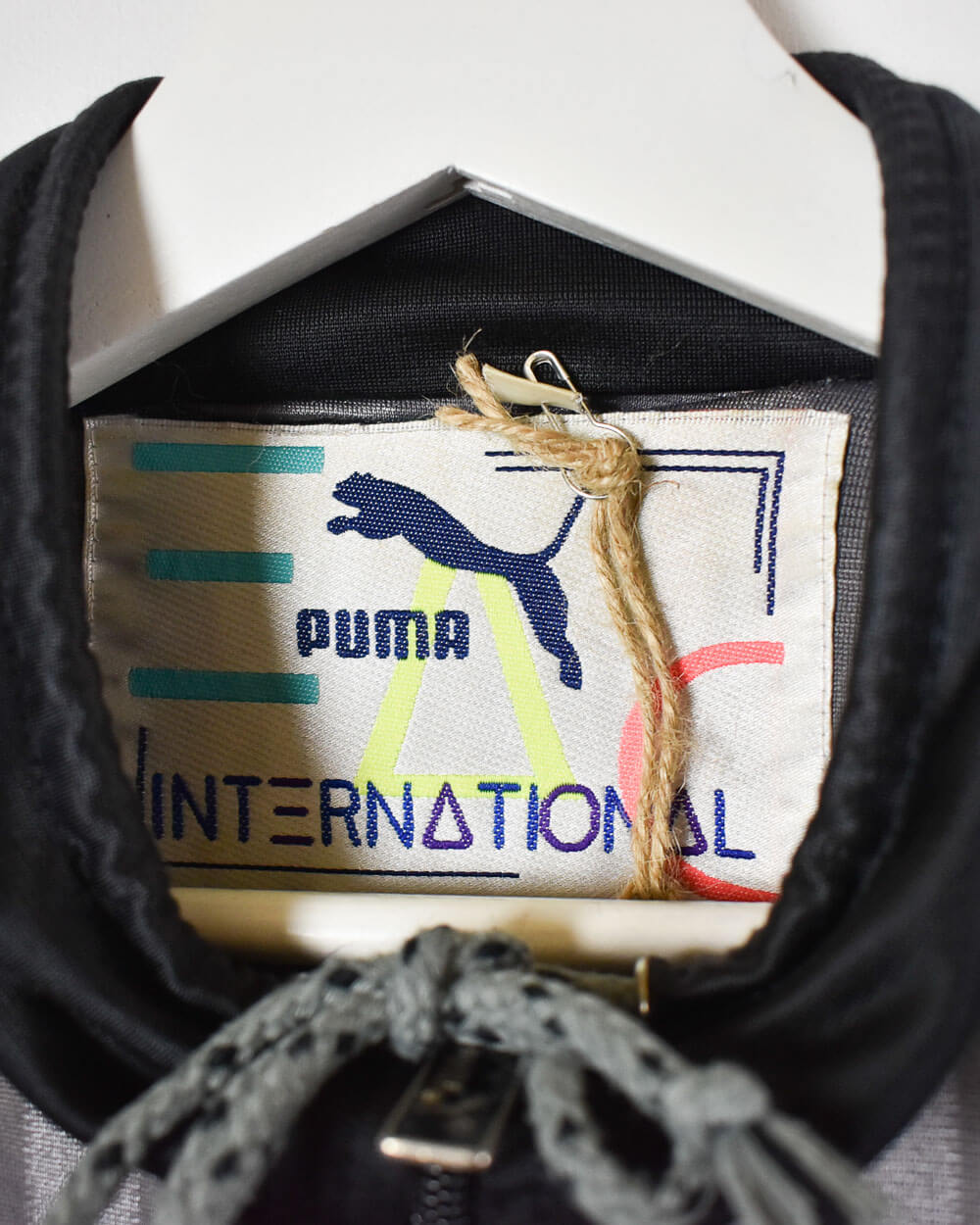 Black Puma International Tracksuit Top - Medium