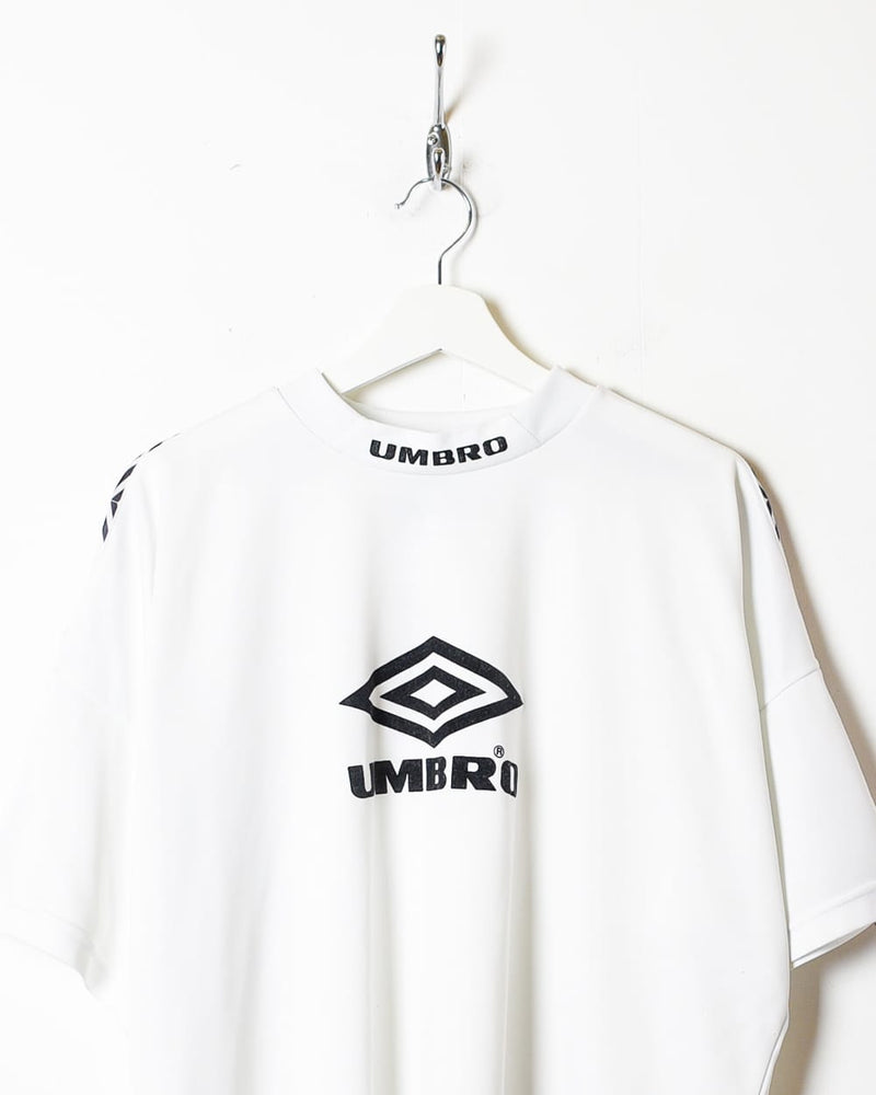 White Umbro T-Shirt - Large