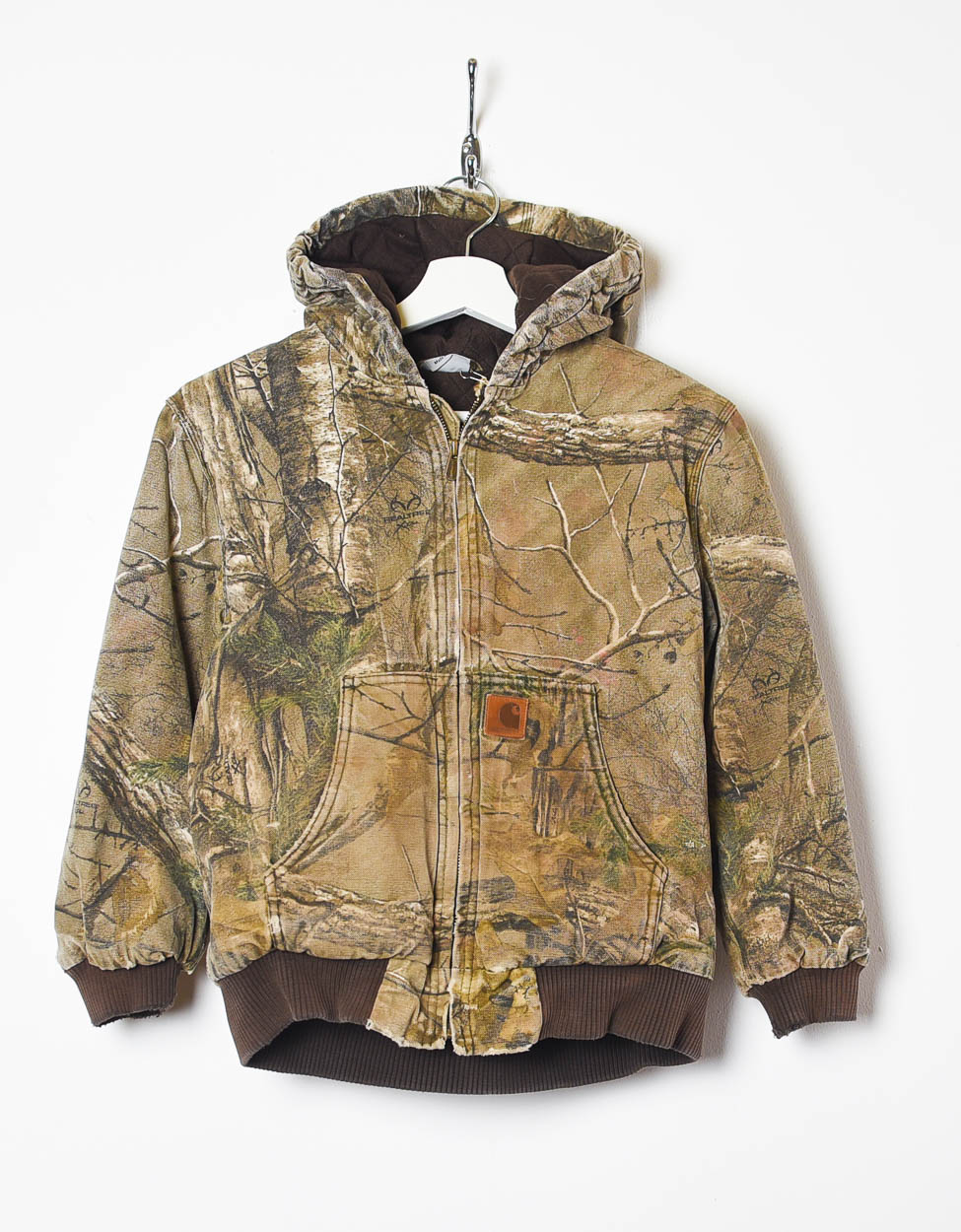 Camo carhartt jacket discount women's