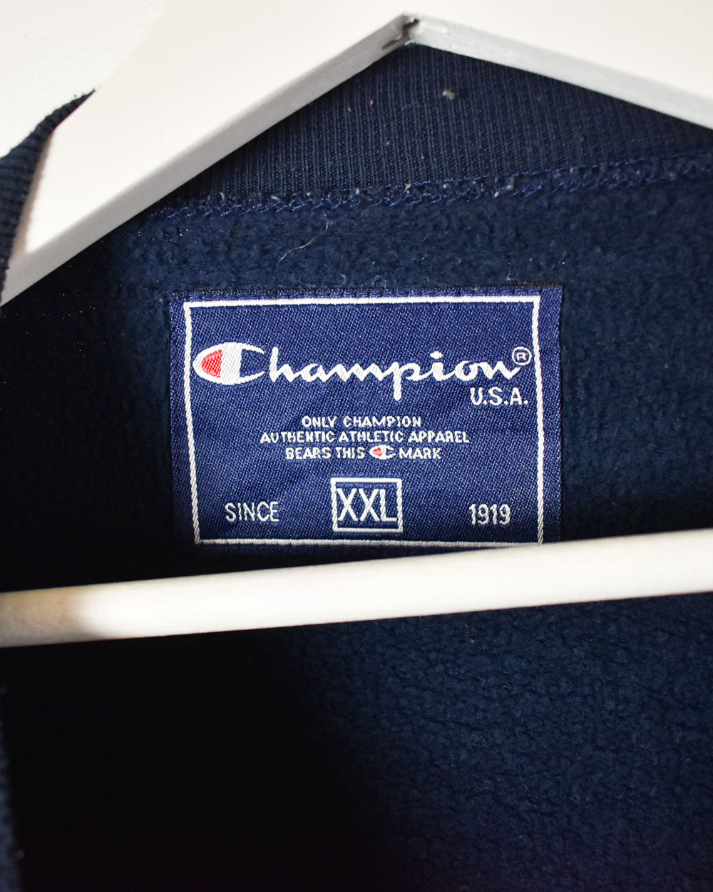 Navy Champion Sweatshirt - XX-Large