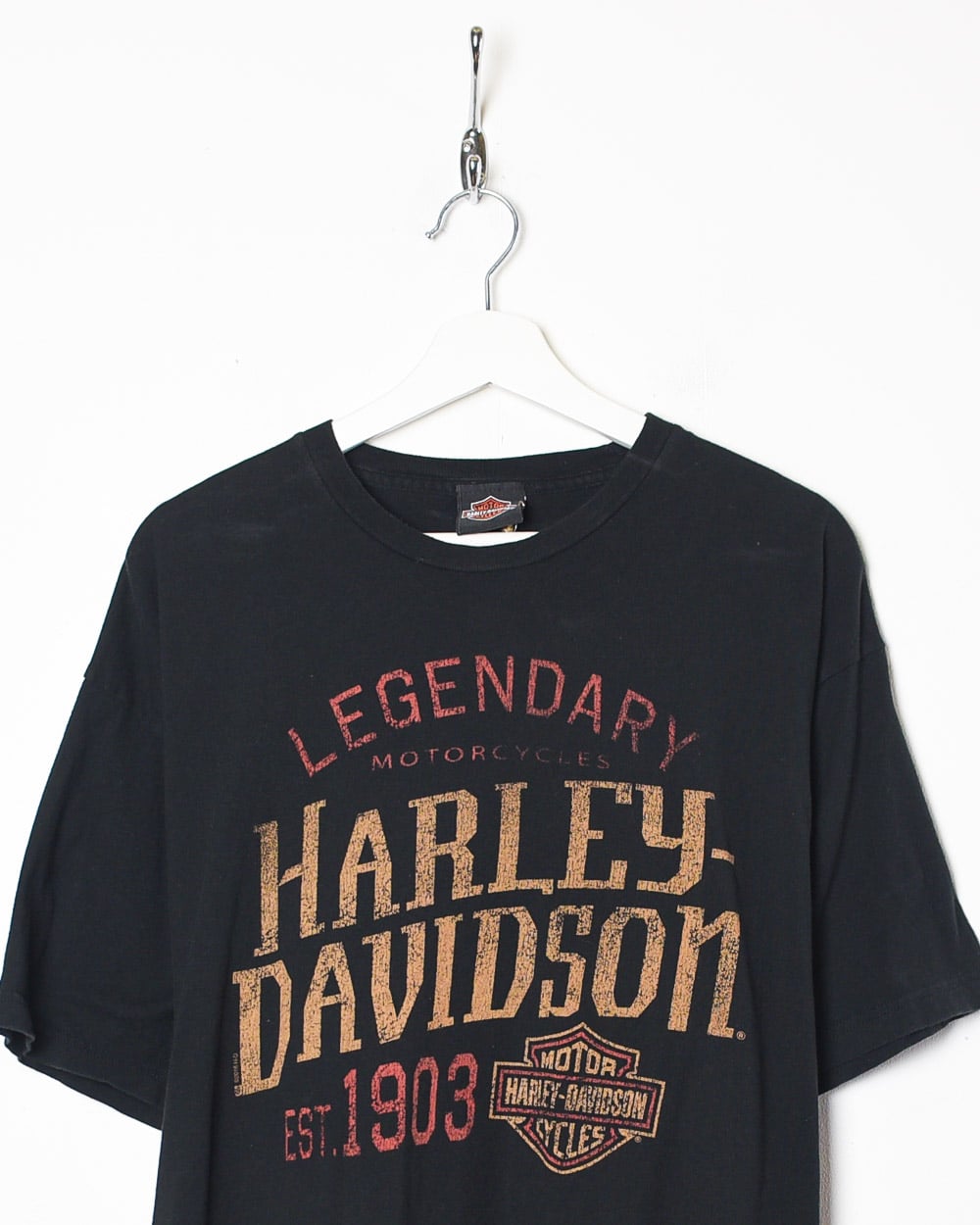 Black Harley Davidson Legendary T-Shirt - X-Large
