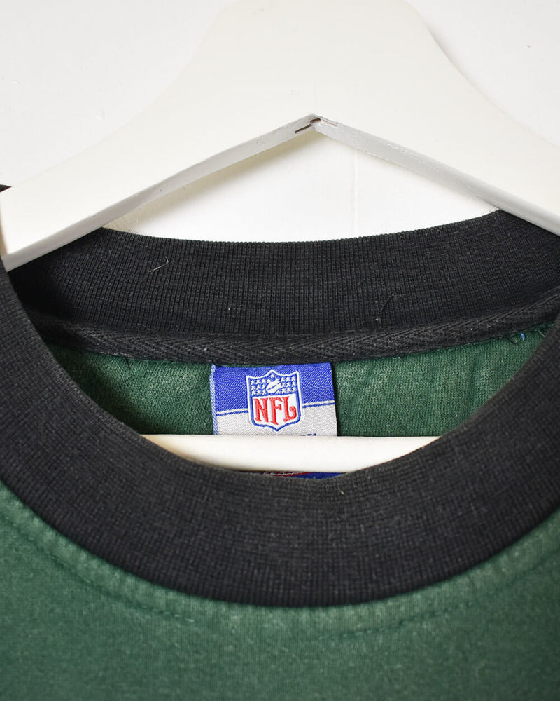 Vintage 00s Cotton Green Reebok New York Jets Sweatshirt - Medium