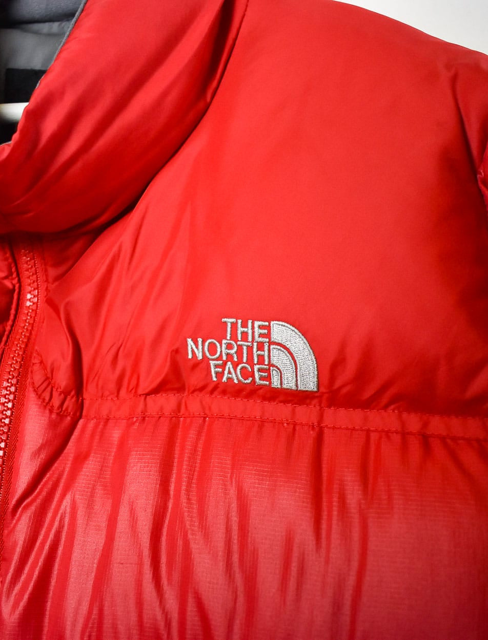 Red The North Face Nupste 700 Down Puffer Jacket - Large