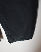 Black Carhartt Double Knee Carpenter Cargo Jeans - W32 L32