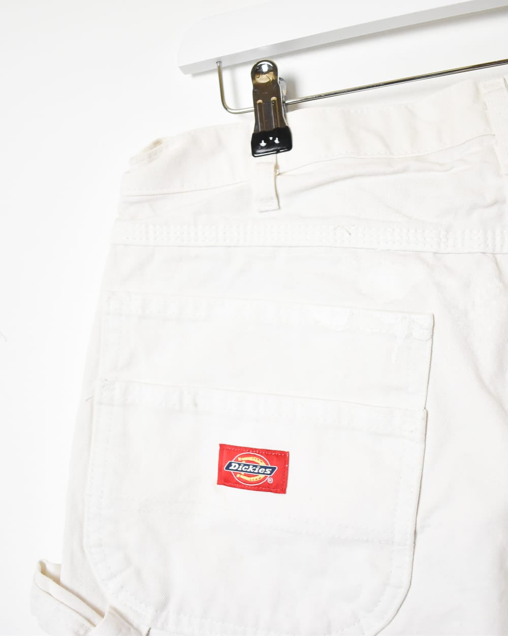 Vintage 90s White Dickies Carpenter Jeans - W32 L31 Cotton – Domno 