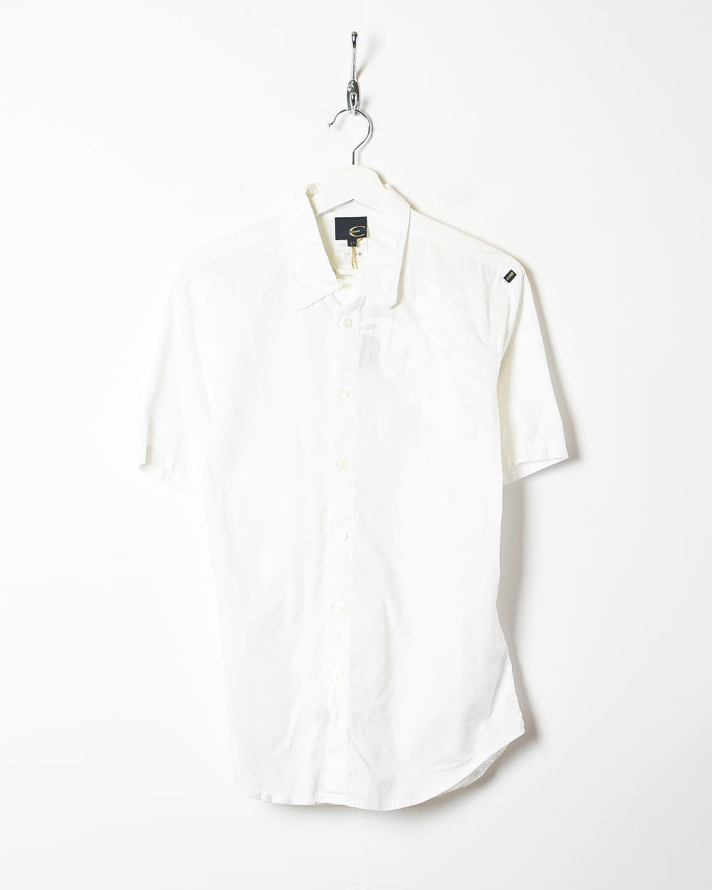 White Just Cavalli Short Sleeved Shirt - Large