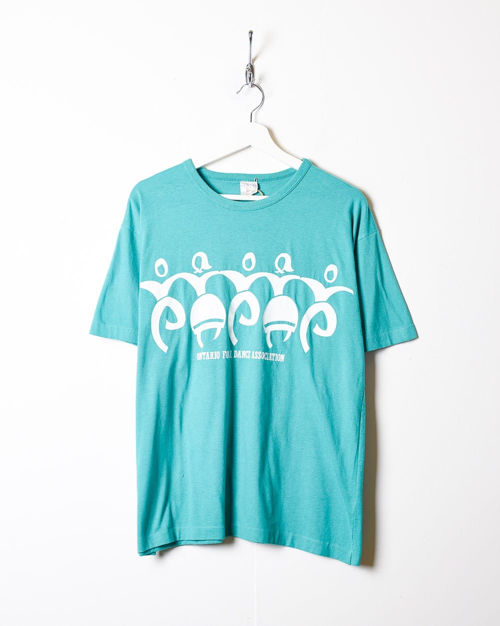 Green Ontario Folk Dance Association Single Stitch T-Shirt - Medium