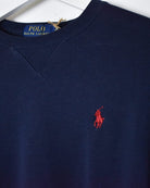 Navy Polo Ralph Lauren Sweatshirt - X-Small