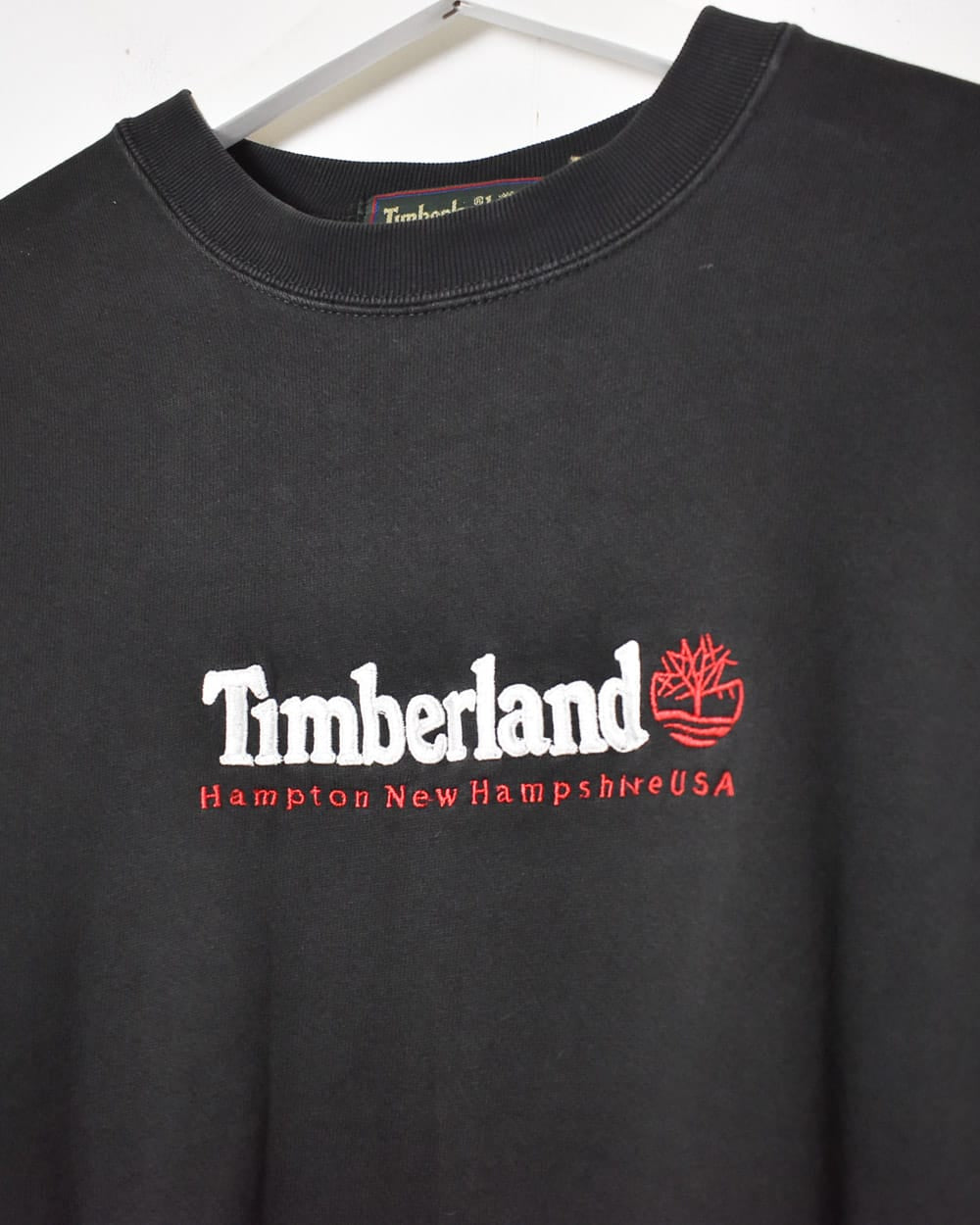 Black Timberland Hampton New Hampshire USA Sweatshirt - Small