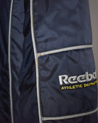 Navy Reebok Athletic Department Long Coat - Large