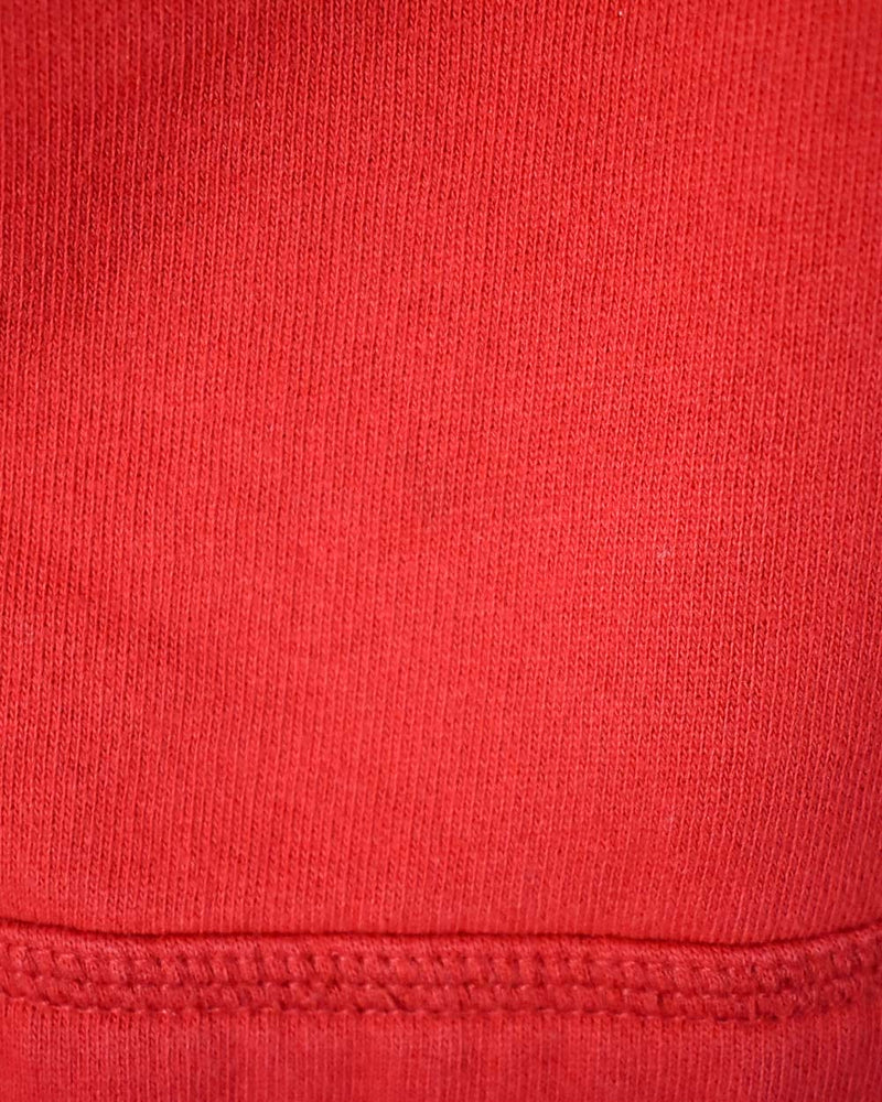 Red US Polo ASSN 1/4 Zip Hoodie - XX-Large