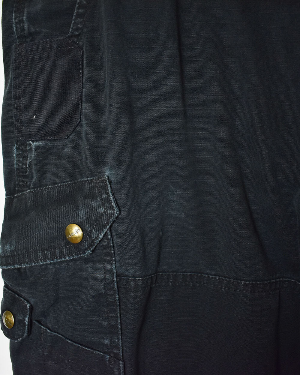 Black Carhartt Double Knee Carpenter Cargo Jeans - W38 L34